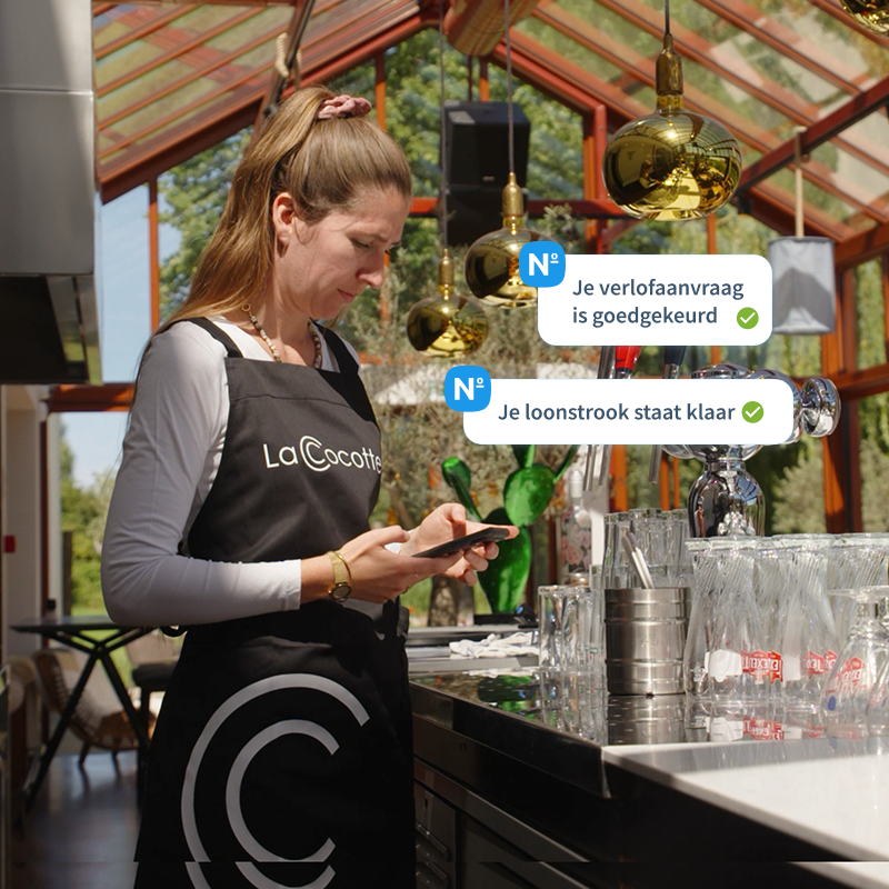 La Cocotte medewerker HR app