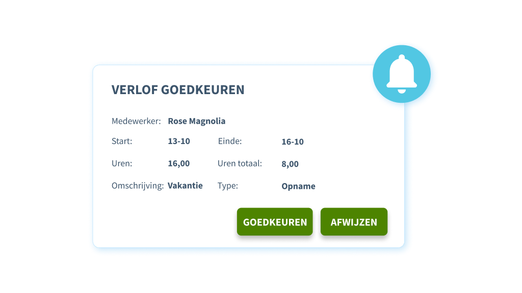 verlofregistratie software